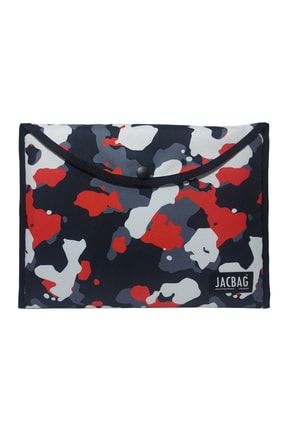 Çıtçıtlı Dosya Çanta A4 Folder jac-Red camouflage