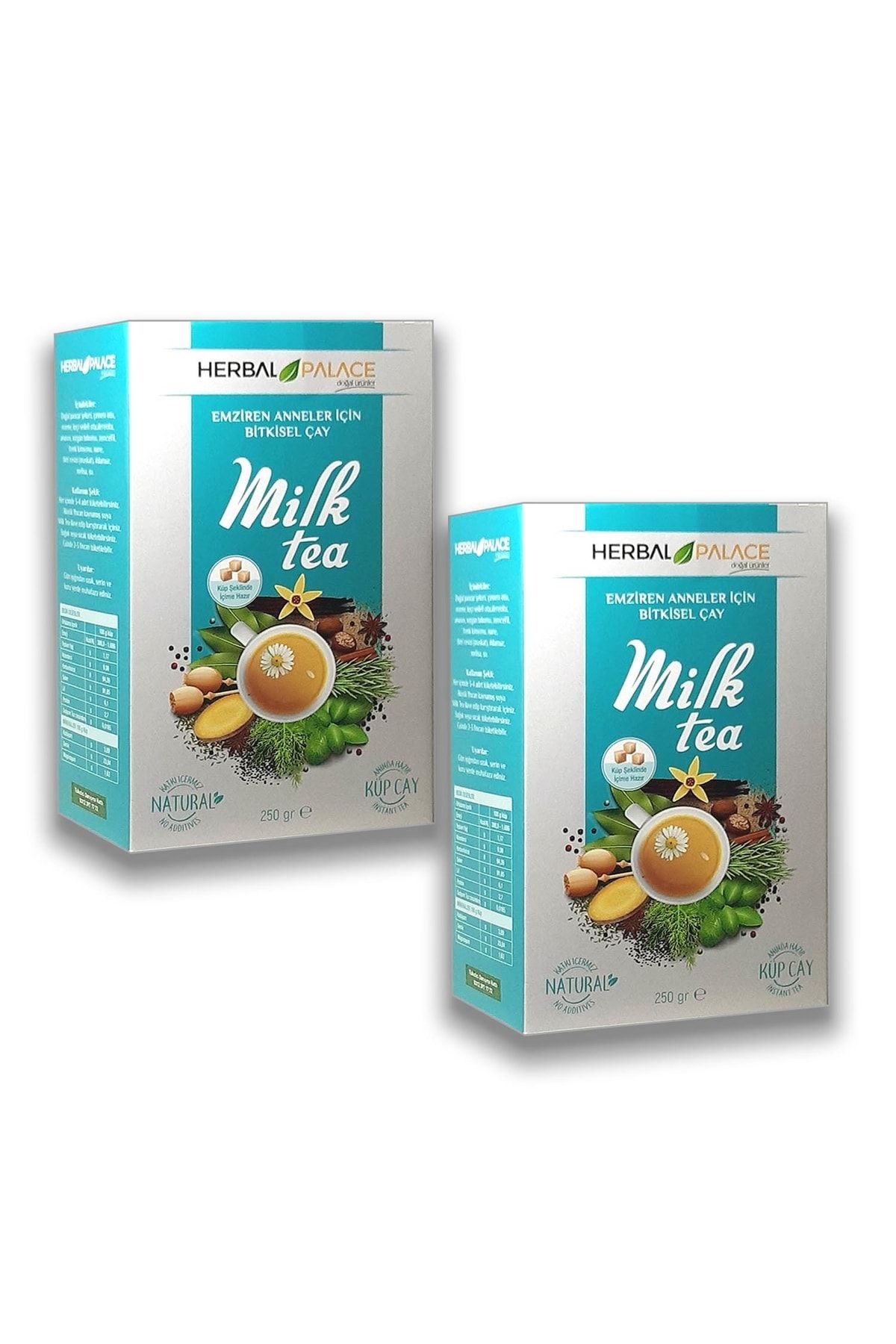 Herbal Palace Milk Tea Emziren Anne Için Çay 250 gr X 2 Adet