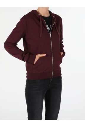 Regular Fit Kadın Bordo Sweatshirt CL1045199