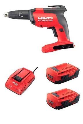 Hilti Sd 5000-a22 Akülü Alçıpan Vidalama Makinesi 2x2.6 K.şarj( Akü 2 Adettir..) SD 5000-A22