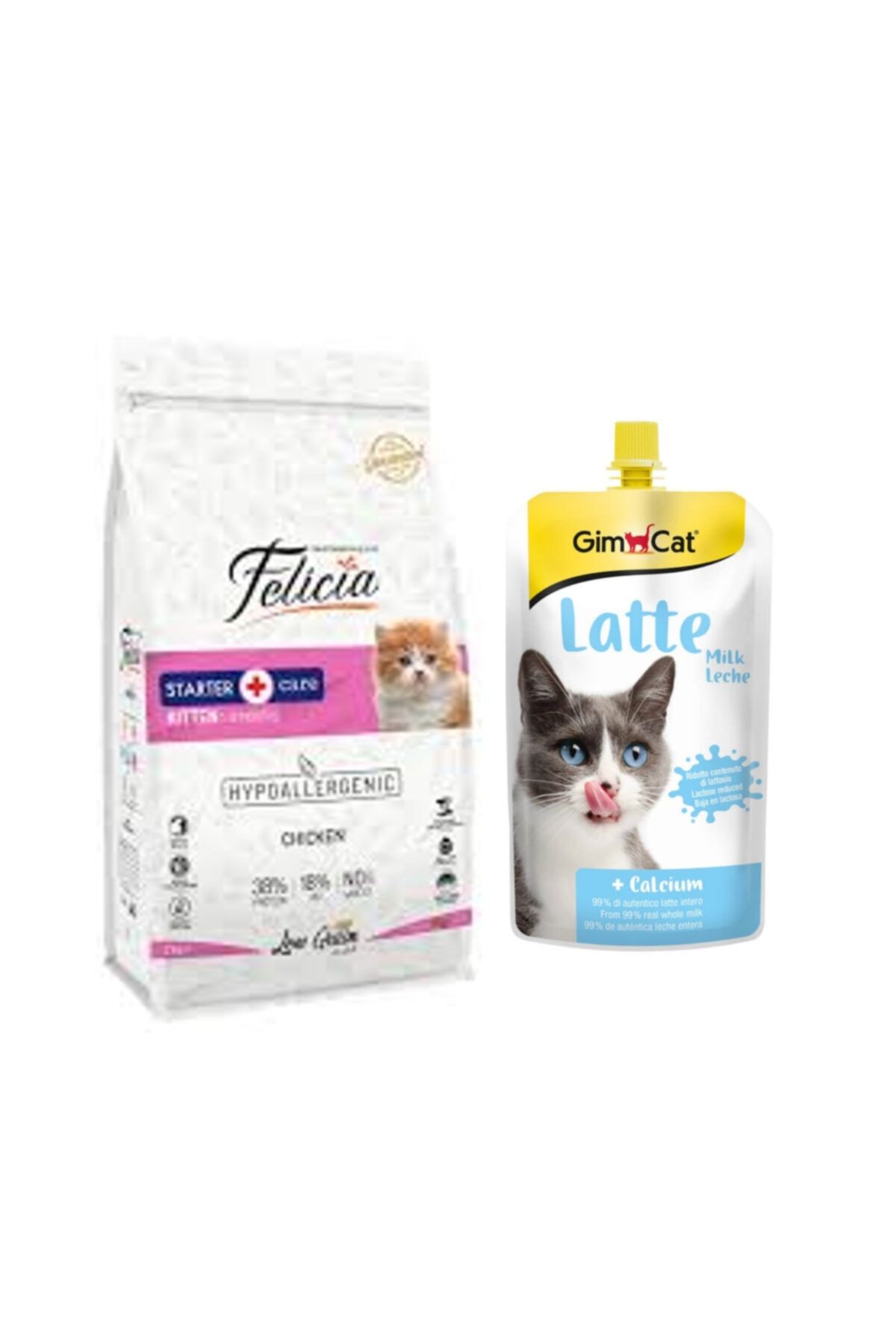 Felicia Kitten Az Tahilli Tavuklu Yavru Kedi Mamasi 2 Kg Gimcat Milk Latte Calcium Sivi Kedi Sutu 200 Ml Fiyatlari Ozellikleri Ve Yorumlari En Ucuzu Akakce