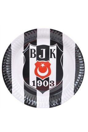 Bjk Beşiktaş Kara Kartal Temalı 8 Kişilik Kağıt Tabak Ve Bardak Parti Seti ECE107