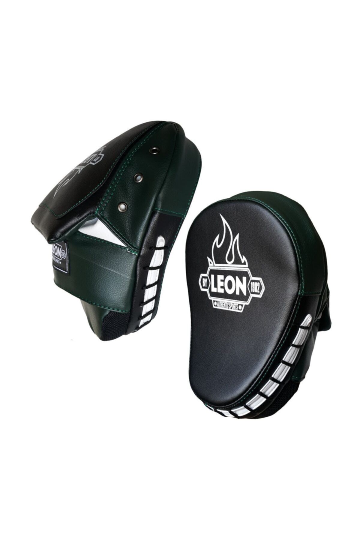 تجهیزات بوکس سفید مردانه و زنانه Leon Pro Boxing ، Kick Boks MMA Hand Labe Green مشکی By Leon 1982