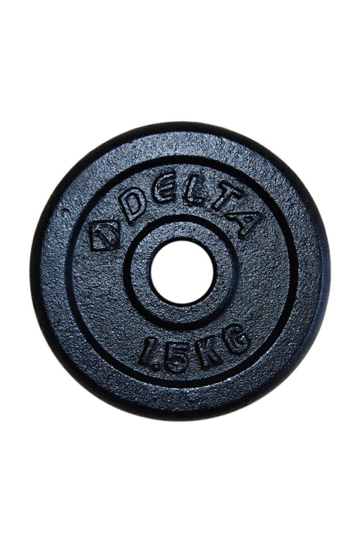 Delta 25,4 Mm Çapında Barlarla Kullanıma Uygun 1,5 Kg X 2 Adet Toplam 3 Kg Siyah Döküm Plaka Ağırlık