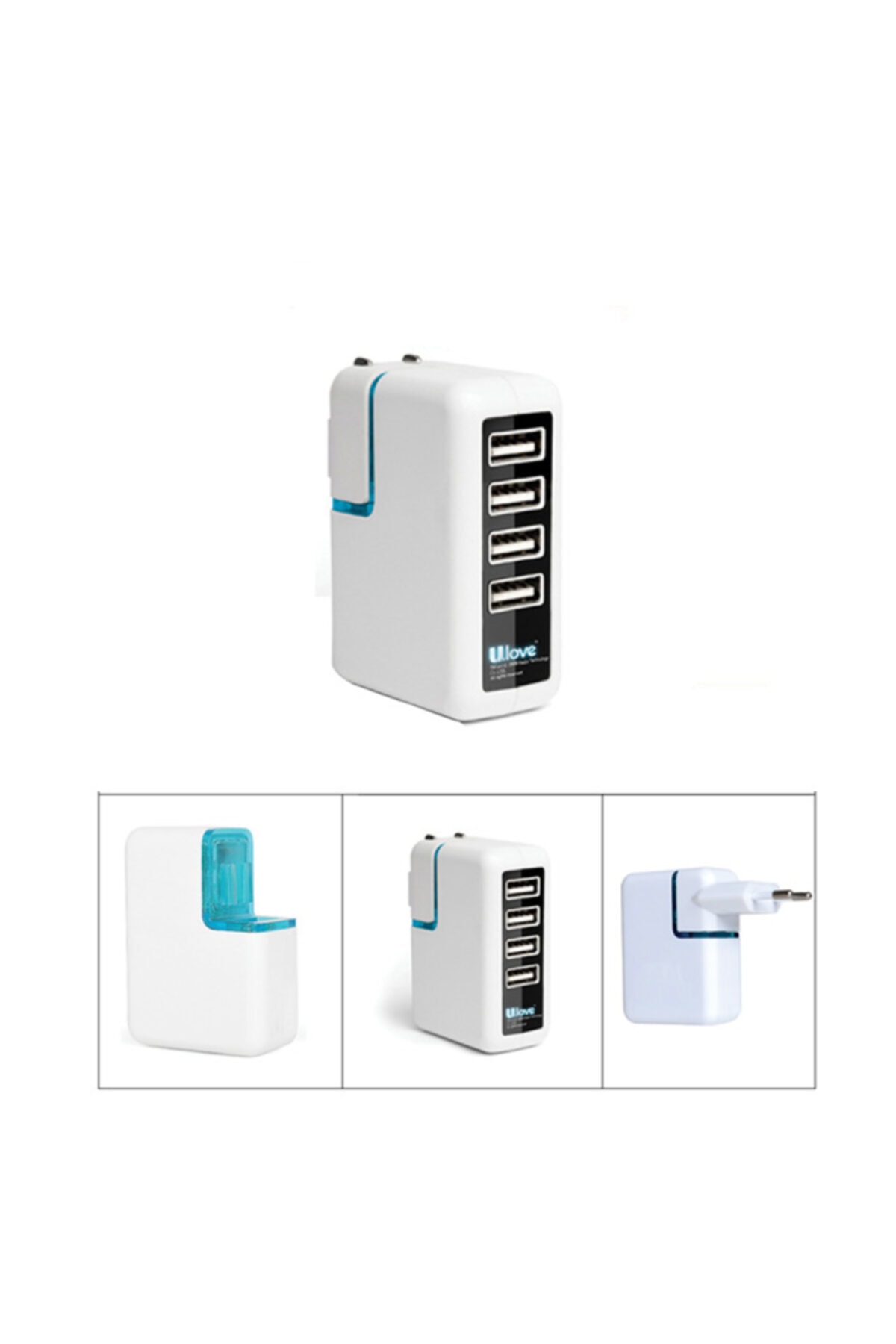 Ulove ido Ulove Uad06 4 Porttan Güçlü Şarj 2000mah