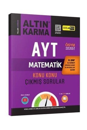 Altin Karma Yayinlari Altinkarma 1 Donem Ayt Edebiyat Cikmis Sorular Yeni Trendyol