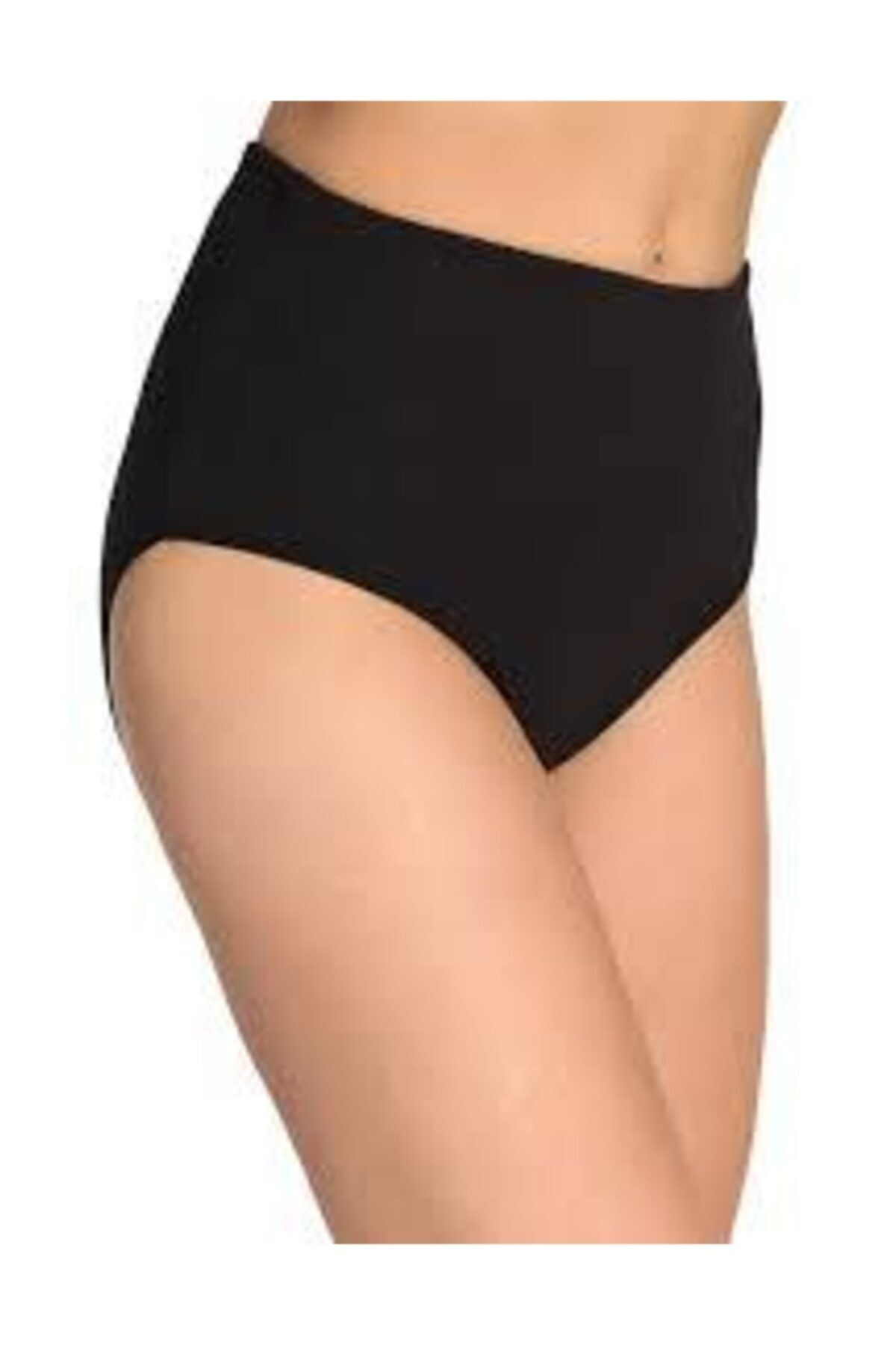 Women's Wide Elastic Briefs in Black