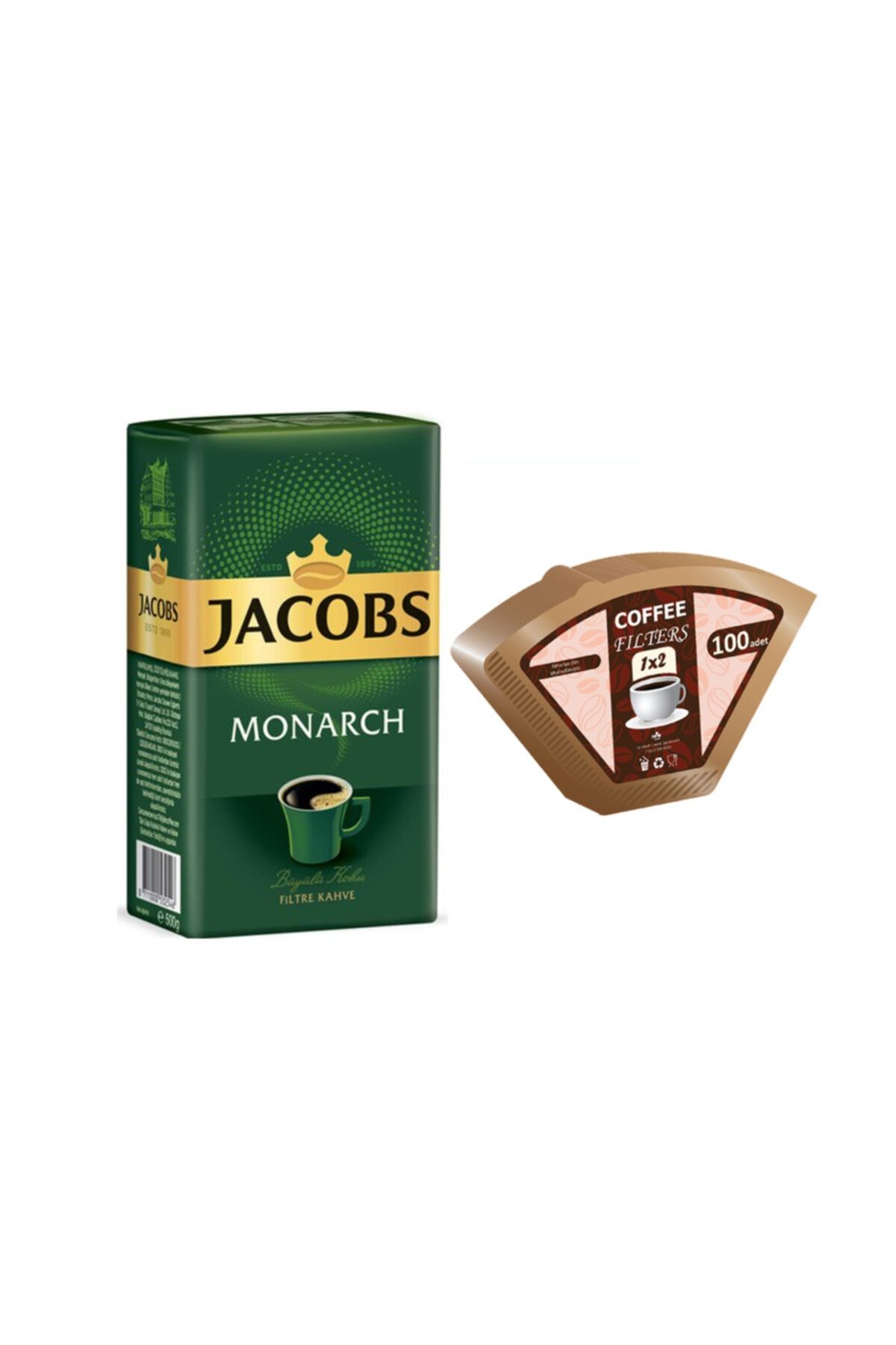 Jacobs Monarch Filtre Kahve 500 Gr Ve 1x4 80 Adet Filtre Kagidi Trendyol