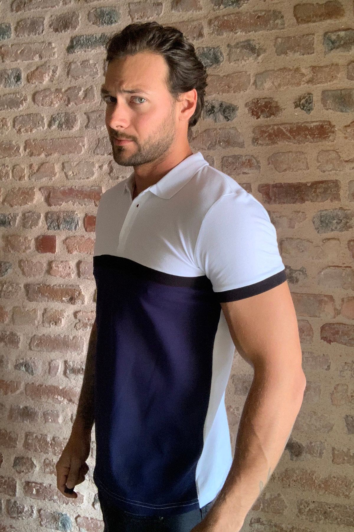 Trendyol Man Lacivert Erkek Polo Yaka T Shirt Tmnss20po0110 Trendyol