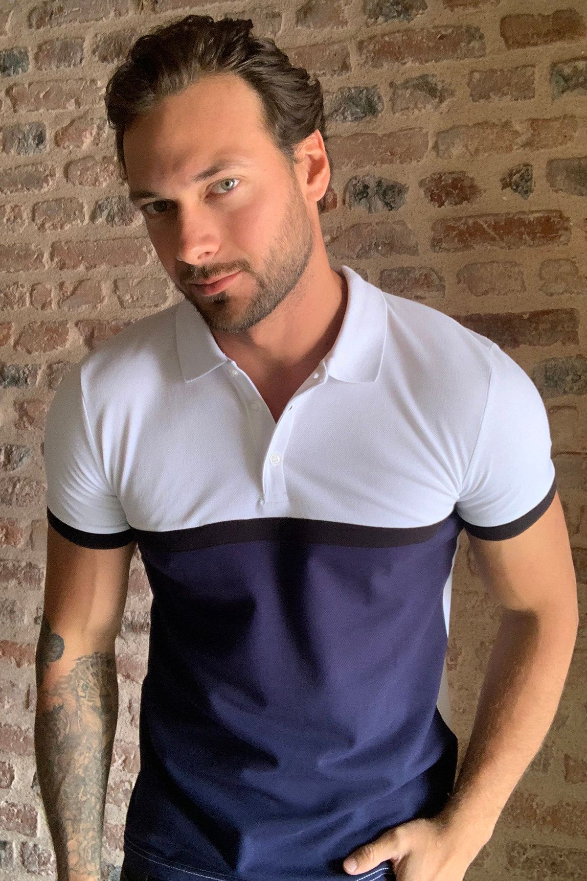 Trendyol Man Lacivert Erkek Polo Yaka T Shirt Tmnss20po0110 Trendyol