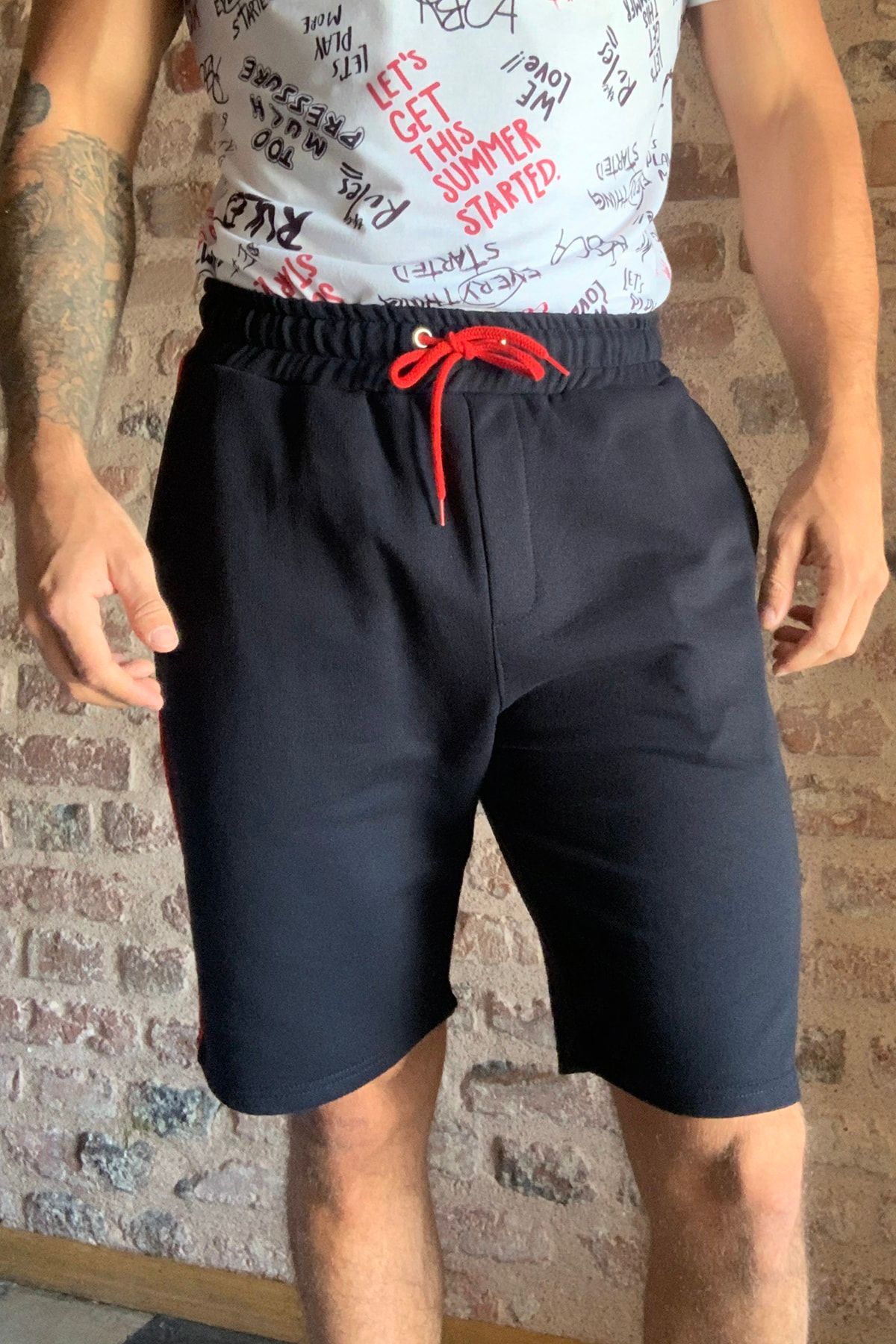 Trendyol Man Siyah Erkek Sort Bermuda Tmnss20sr0114 Trendyol