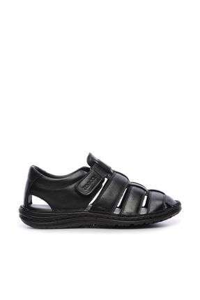 Inci Hakiki Deri Siyah Erkek Sandalet 120130002794 Trendyol