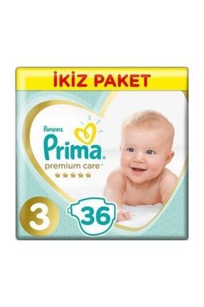 Prima Bebek Bezi Premium Care 3 Beden 52 Adet Ekonomik Paket Trendyol