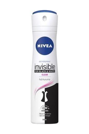 Nivea Invisible Black White Pure Sprey Deodorant 150ml Kadin 400590015611211 Trendyol