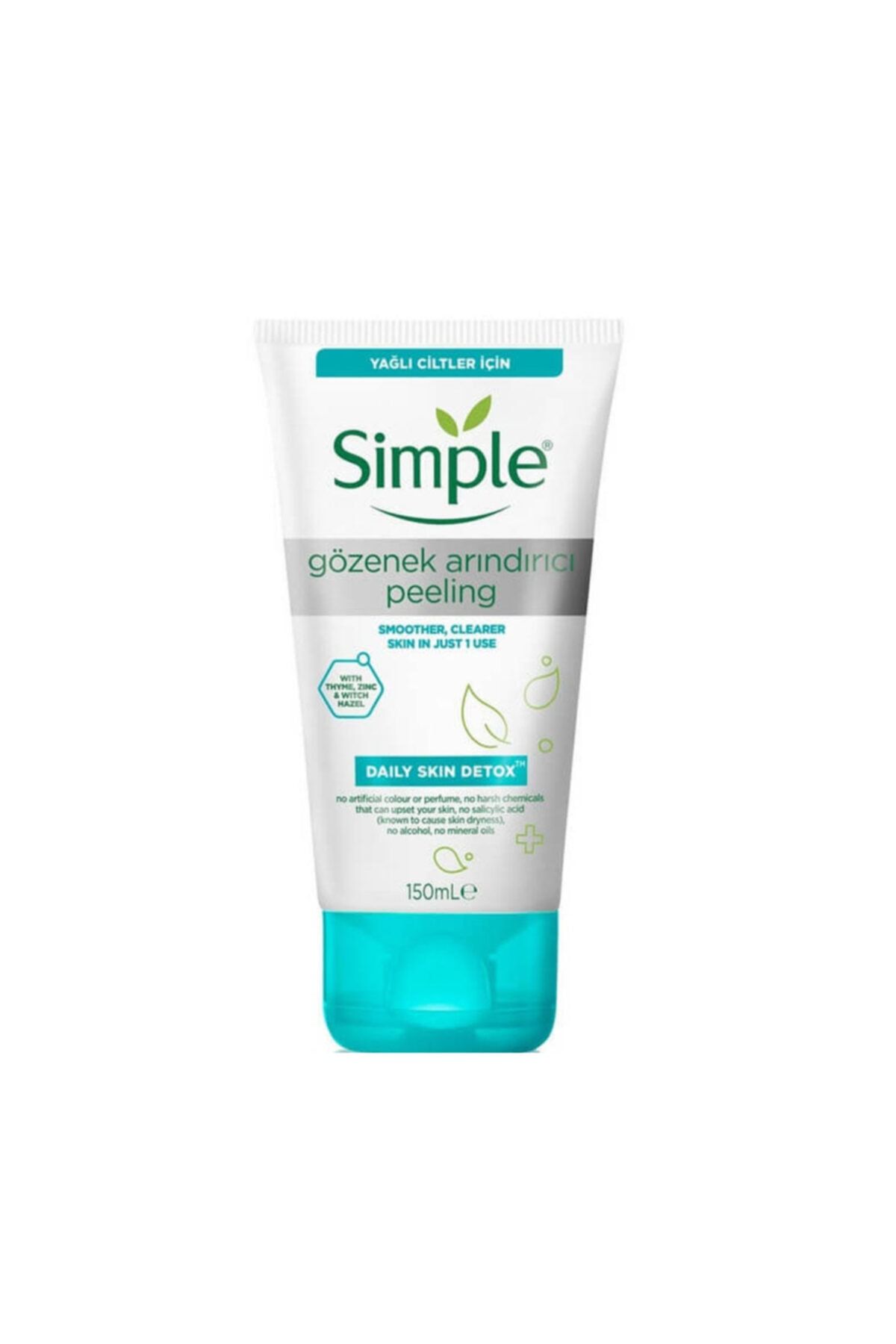 Simple Daily Skin Detox Yagli Ciltler Icin Vitamin B3 Iceren Gozenek Arindirici Peeling 150 Ml Fiyati Yorumlari Trendyol