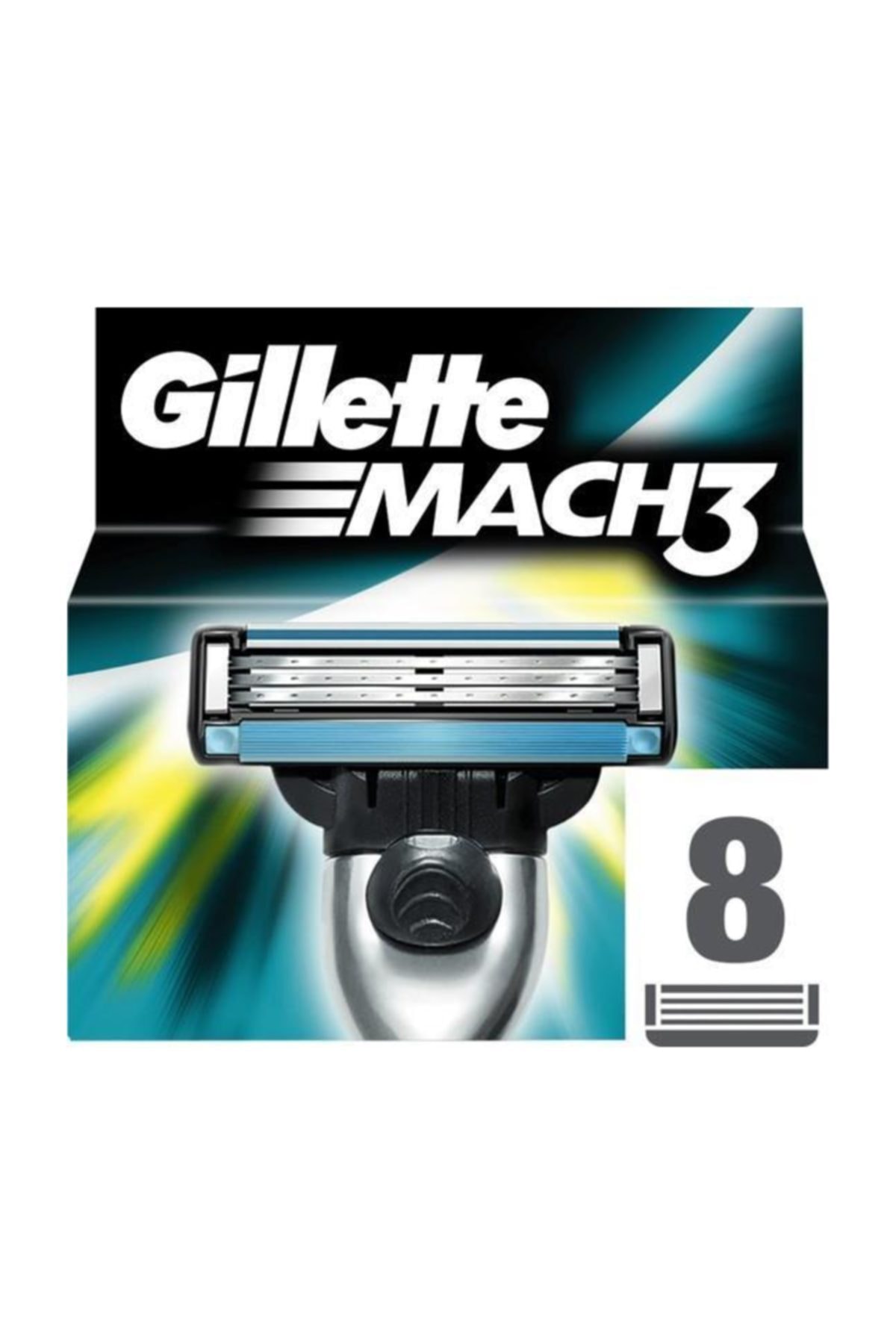 Gillette Mach3 8'li Yedek Tıraş Bıçağı