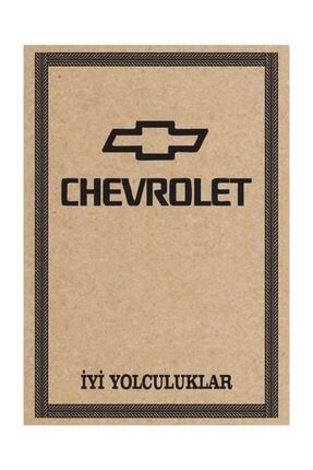 Cihan Chevrolet Amblem Baskılı Oto Paspas Kağıdı 100 Adet 35x50 Ebat 135 gram CHN388