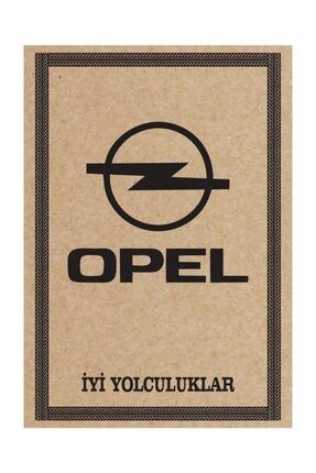 Cihan Opel Amblem Baskılı Oto Paspas Kağıdı 100 Adet 35x50 Ebat 135 gram CHN389