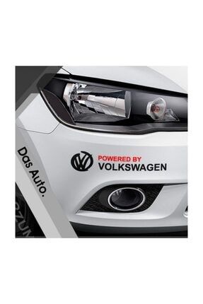 Vw Volkswagen Sticker Araba Yapıştırma Stickerı 30cm Siyah1b310