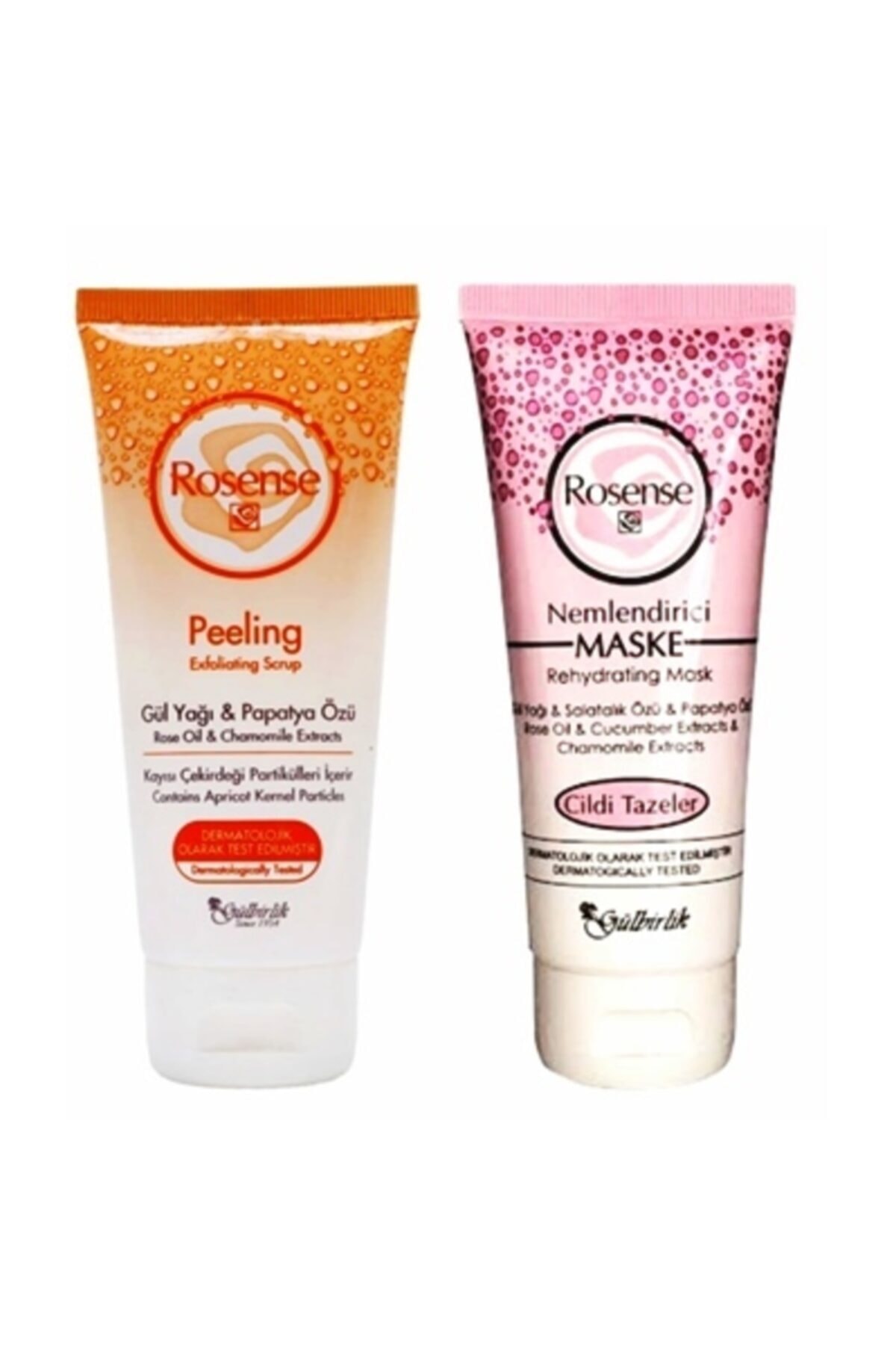 Rosense Temizleyici Peeling 75ml. + Rosense Nemlendirici Nem Maskesi 75 Ml. — LN-64226