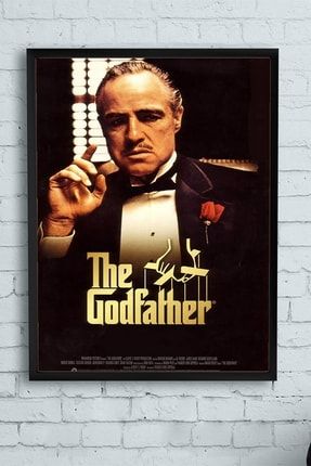 The Godfather - Baba Film Afişi Çerçeveli Tablo 3 (50x70cm) PSTRMNYC11856