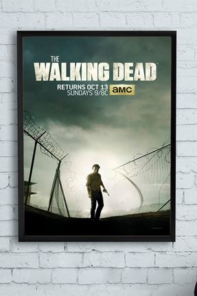 The Walking Dead Dizi Afişi Çerçeveli Tablo 2 (50x70cm) PSTRMNYC11941