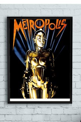 Metropolis Film Afişi Çerçeveli Tablo (30 X 40cm) PSTRMNYC11128