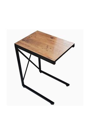 Grande Home Metal Yildiz Tekerlekli C Servis Sehpasi Barok Ceviz Trendyol