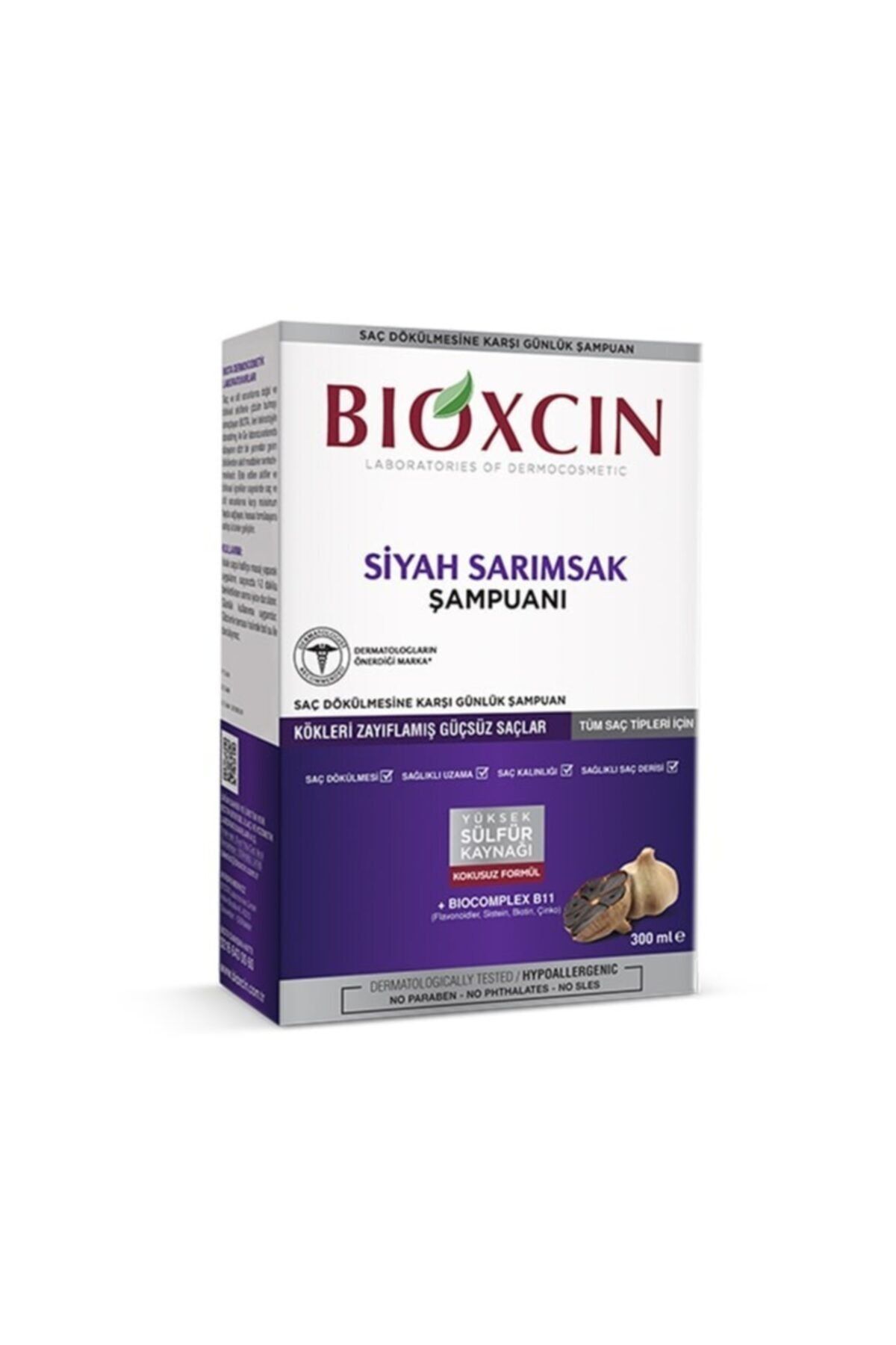 شامپو سیر سیاه 300 میلی لیتر Bioxcin