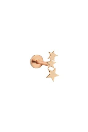Pembe Altın 3 Yıldız Piercing PR84R060000