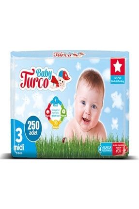 Baby Turco Bebek Bezi 3 Beden Midi 50 Adet Trendyol