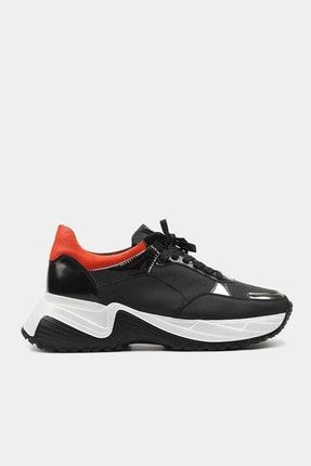 Hotic Hakiki Deri Siyah Erkek Sneaker Trendyol