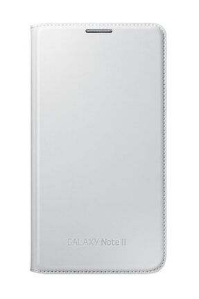 Galaxy Note 2 Kılıf Orjinal Flip Wallet - Beyaz EF-NN710BWEGWW OUT00509B