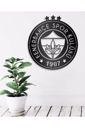 Payidarts Fenerbahce Logo Dekoratif Lazer Kesim Metal Tablo 51x63 Trendyol