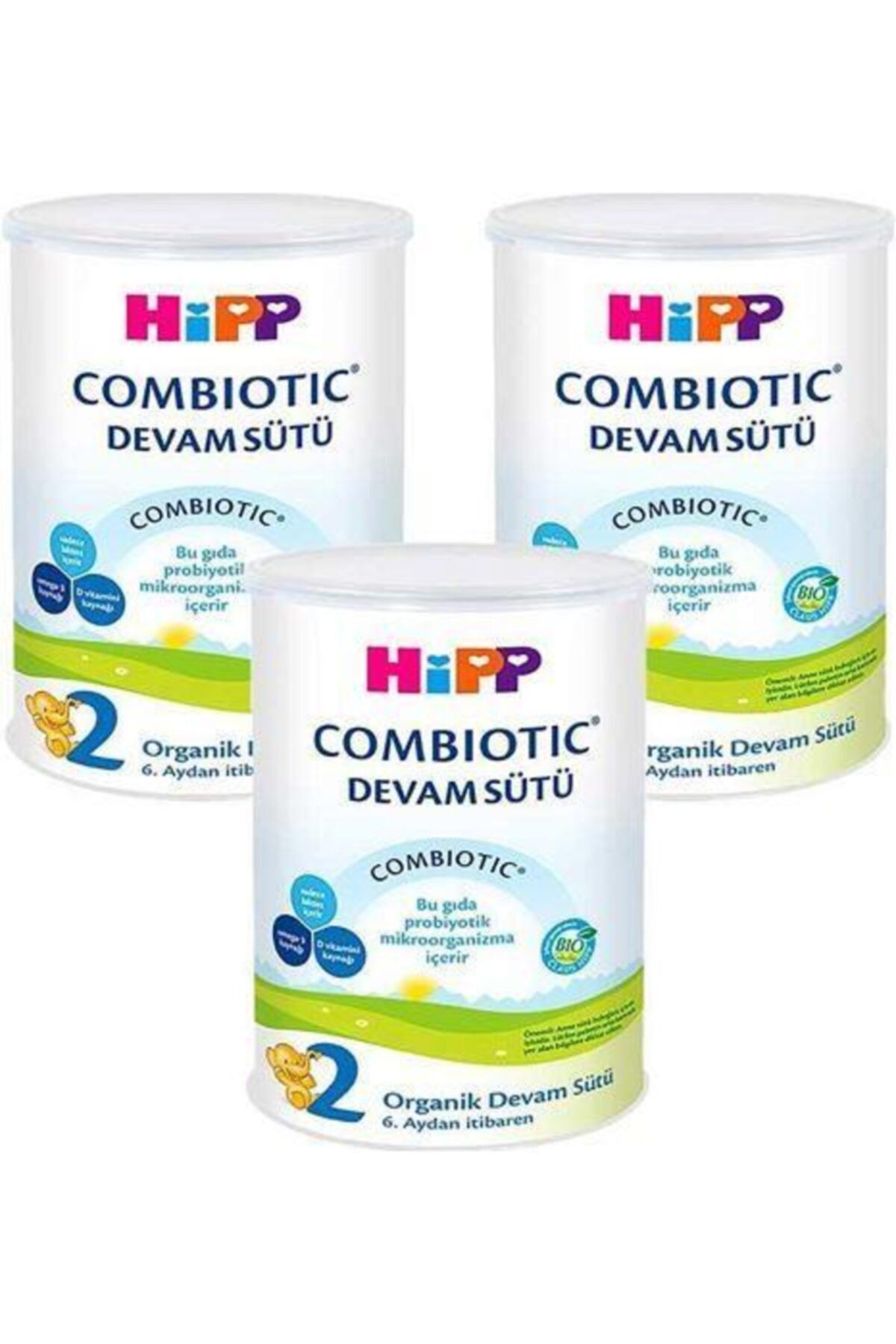 Hipp 350 Gr 2 Numara  Organik Combiotic Bebek Devam Sütü 3 Lü Paket