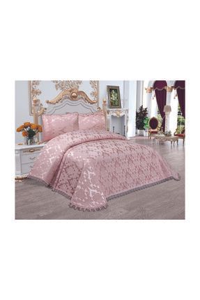 Bella Home Elif Yatak Ortusu Cift Kisilik Fransiz Gupurlu Vizon Trendyol