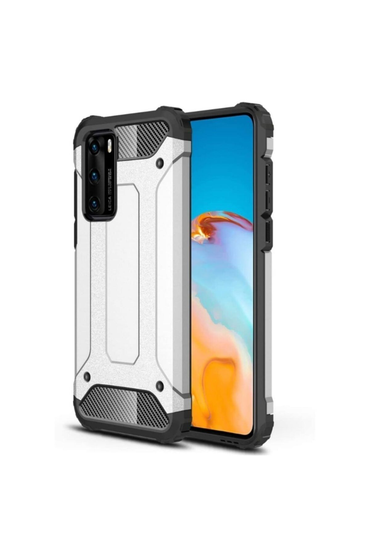 Tbkcase Huawei P40 Kilif Cift Katmanli Tank Kapak Gri Tam Kapatan Ekran Koruyucu Fiyatlari Ozellikleri Ve Yorumlari En Ucuzu Akakce
