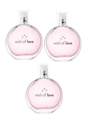 Wish Of Love Edt 50 ml Kadın Parfüm Üçlü Set URUNSET061