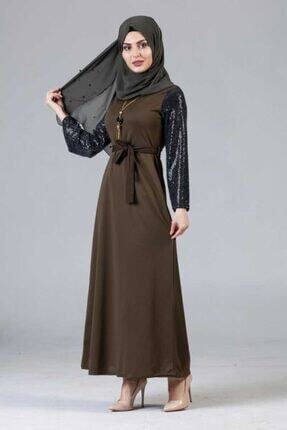 Payetli Elbise 4075 03 Siyah Sefamerve