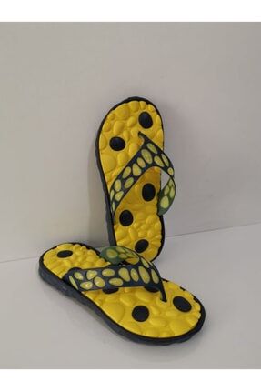 Erkek Çoçuk Parmak Arası Terlik Sarı Lacivert PRS10
