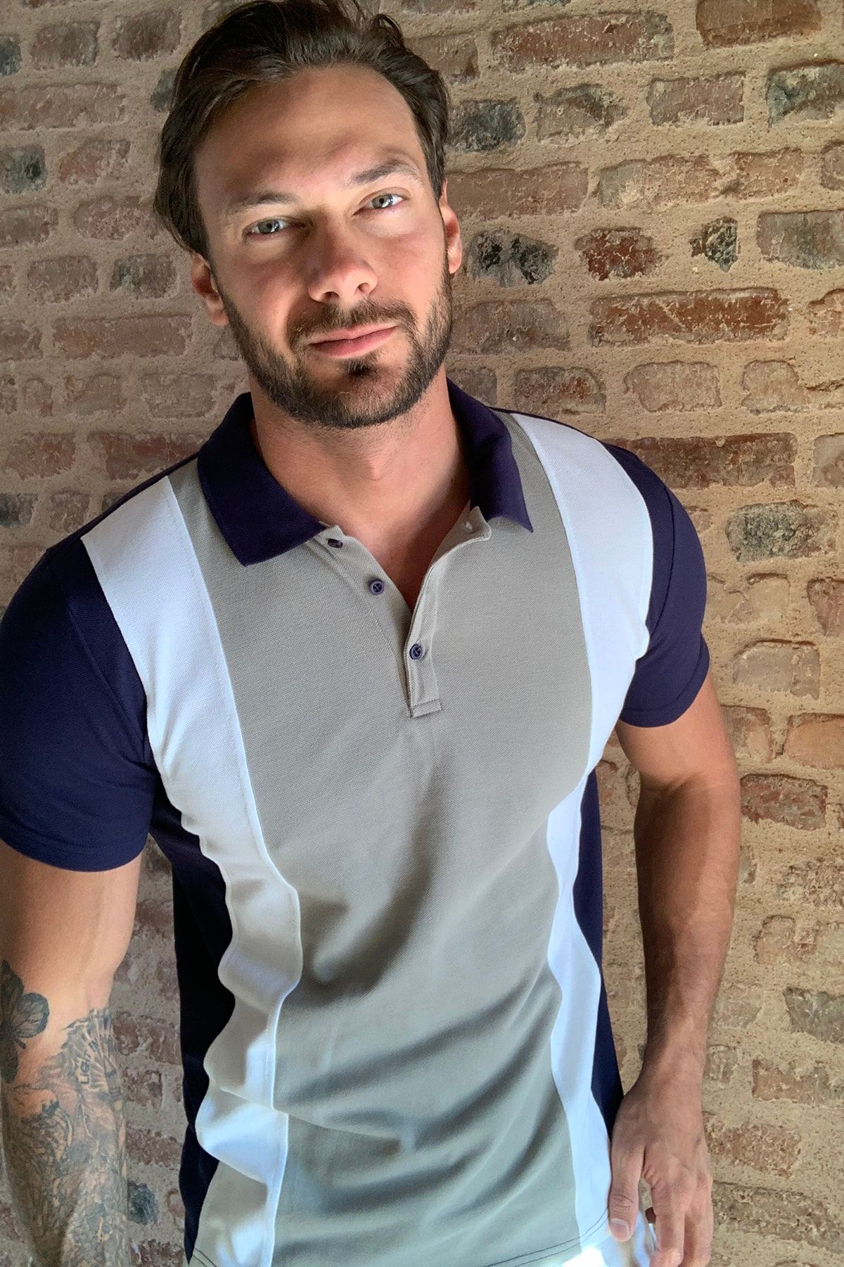 Trendyol Man Lacivert Erkek Polo Yaka T Shirt Tmnss20po0108 Trendyol