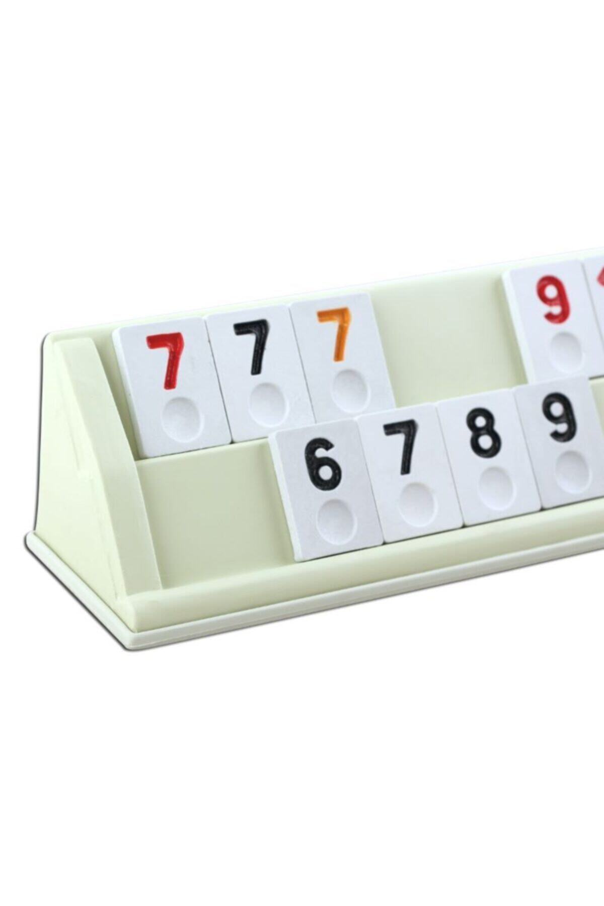 Jeu Okey 101 Plus Rummy - Set Complet Avec Jetons Mélamine Et Boîte De Transport