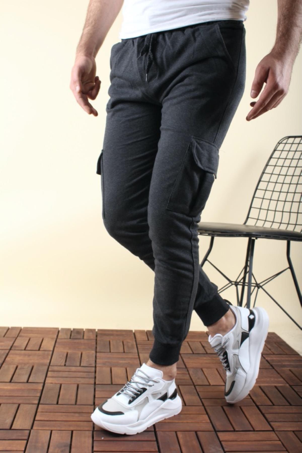 Oksit Masi Slim Fit Komanda Kargo Cep Erkek Esofman Alti Trendyol