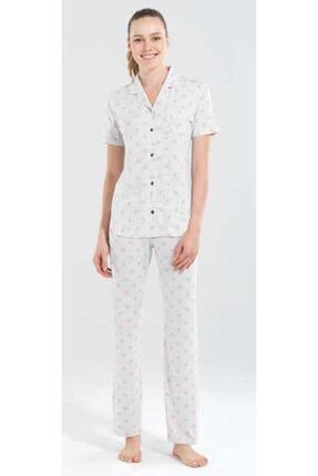 Kadın Puantiyeli Pijama Takımı 50159