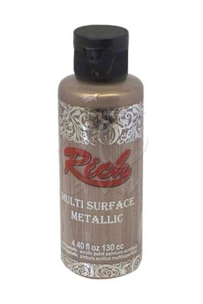 Rich Multi Surface Metalik Akrilik Boya 130ml 6510 Beyaz Altin Trendyol