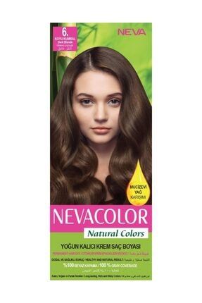 Natural Colors Kalıcı Saç Boya Seti 6 Koyu Kumral 8690057006456