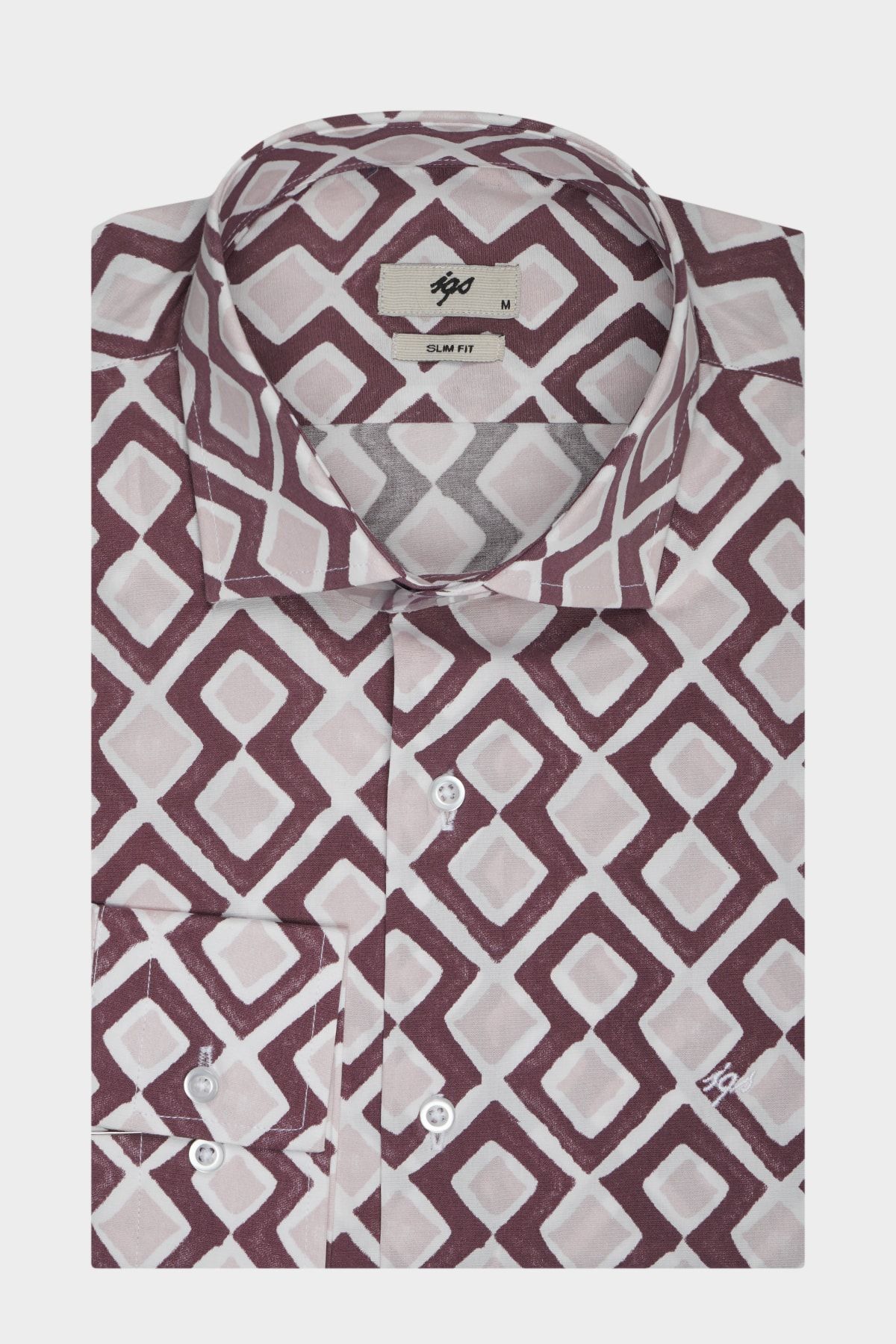Igs Kirmizi Slim Fit Gomlek Aguard Trendyol
