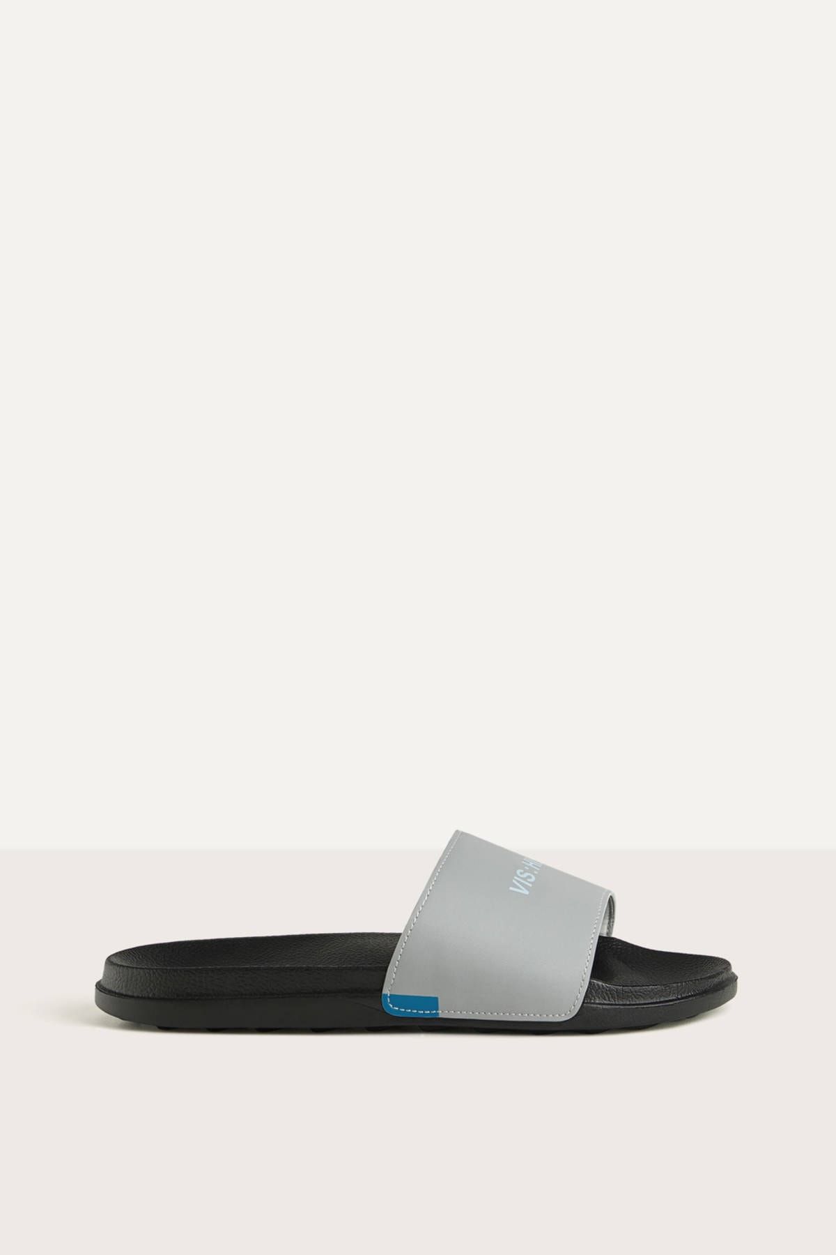 Bershka Erkek Gumus Reflektor Bantli Sandalet 12801560 Trendyol