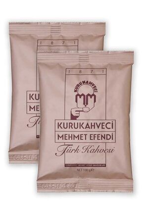 Kuru Kahveci Mehmet Efendi Kurukahveci Mehmet Efendi Turk Kahvesi 100 Gram X3 3 Paket 300 Gram Trendyol
