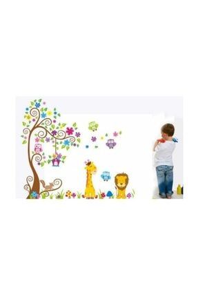 Çocuk Ve Bebek Odası Renkli Orman Duvar Dekor Süsleme Sticker Pvc T3514235230CRM H4564
